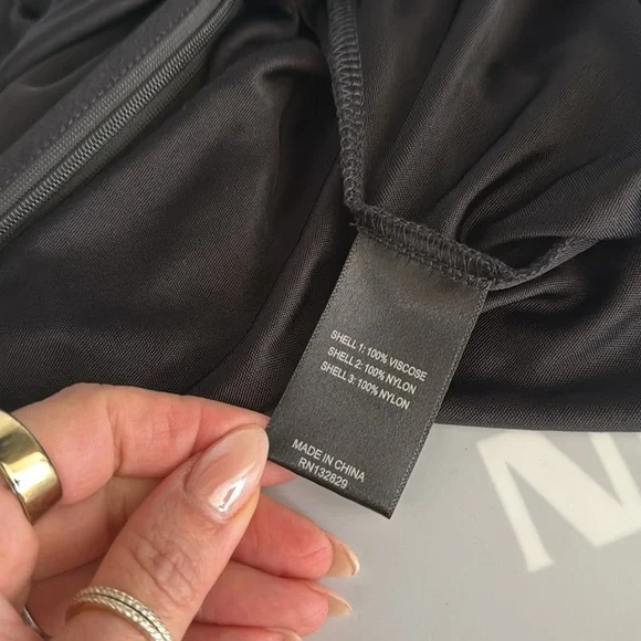 Michael Costello x Revolve Helix Mini Dress Black Size Small - Picture 9 of 10